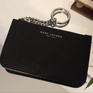 Marc Jacobs Gotham City Pebbled Leather Key Pouch
